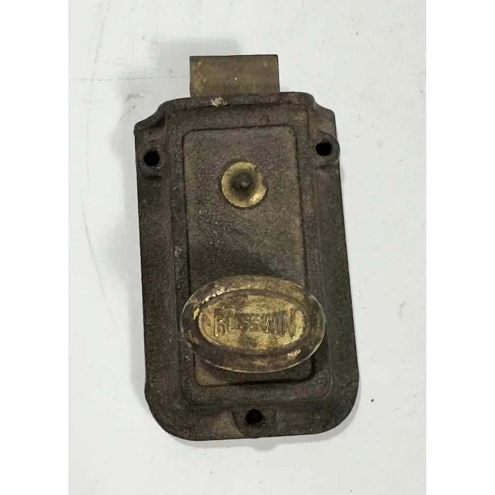 Old Russwin Cast Iron‎ Thumbturn Deadbolt Door Lock